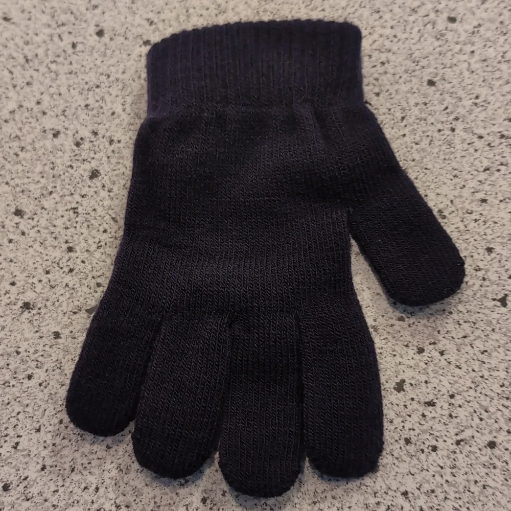 Vintage 1999 Kids Tweety Bird Looney Tunes Dark Blue Winter Gloves